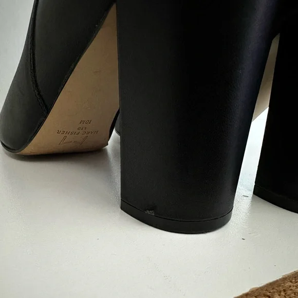 Marc Fisher Unno Point-Toe Leather Booties size 10 - Picture 6 of 11
